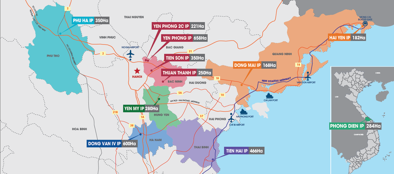 Viglacera's industrial parks grow stably in the first quarter of 2020